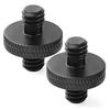1/4" Male To 1/4" Male Screw Adapter 1/4 Inch Double Male Screw Adapter Thread Converter Supports Tripod Stand Camera Accessory
