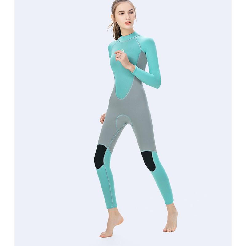 SLINX Womens 3mm Full Wetsuit Scuba Diving Snorkeling Swimming Thermal Protection Long Sleeve UV Resistant