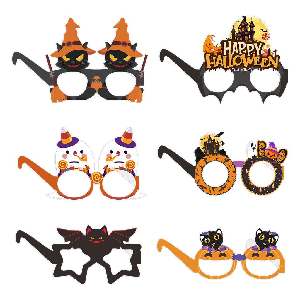 Halloween Ghost Costume Party Decoration Party Hat Pumpkin Ghost Funny Glasses Photo Props