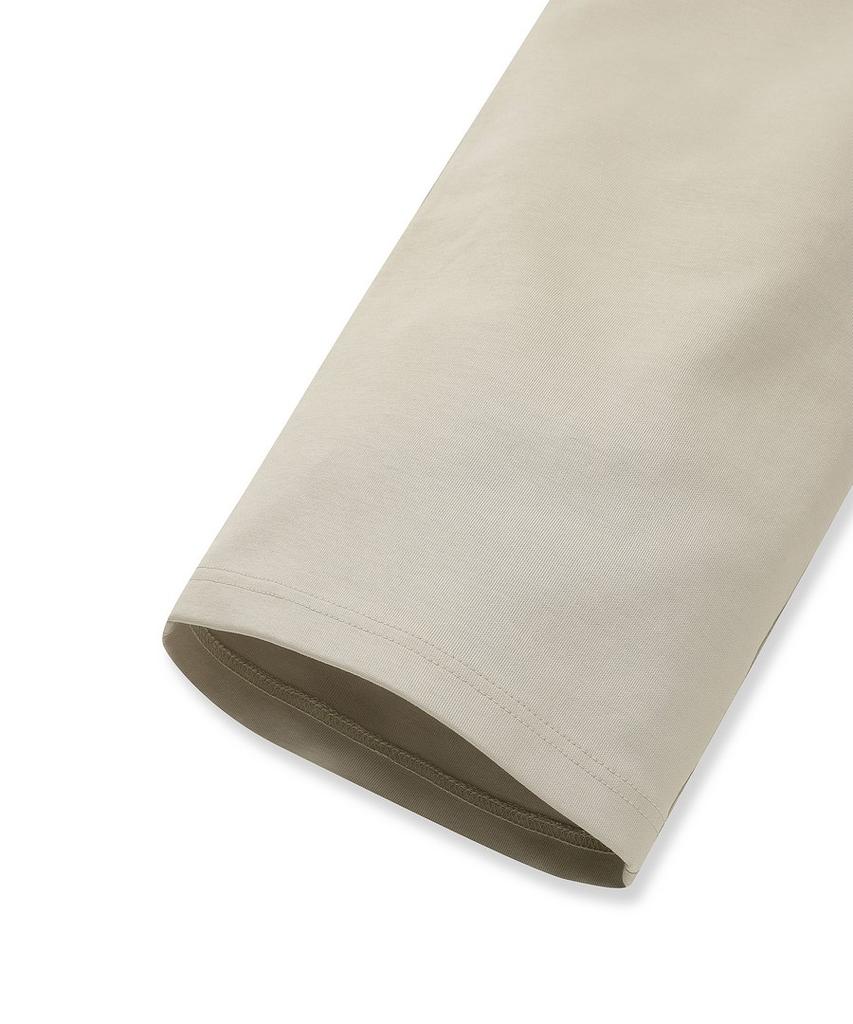 DISCOVERY EXPEDITION Men'S Tech Knit Training Loose Tapered Pants (Beige2)