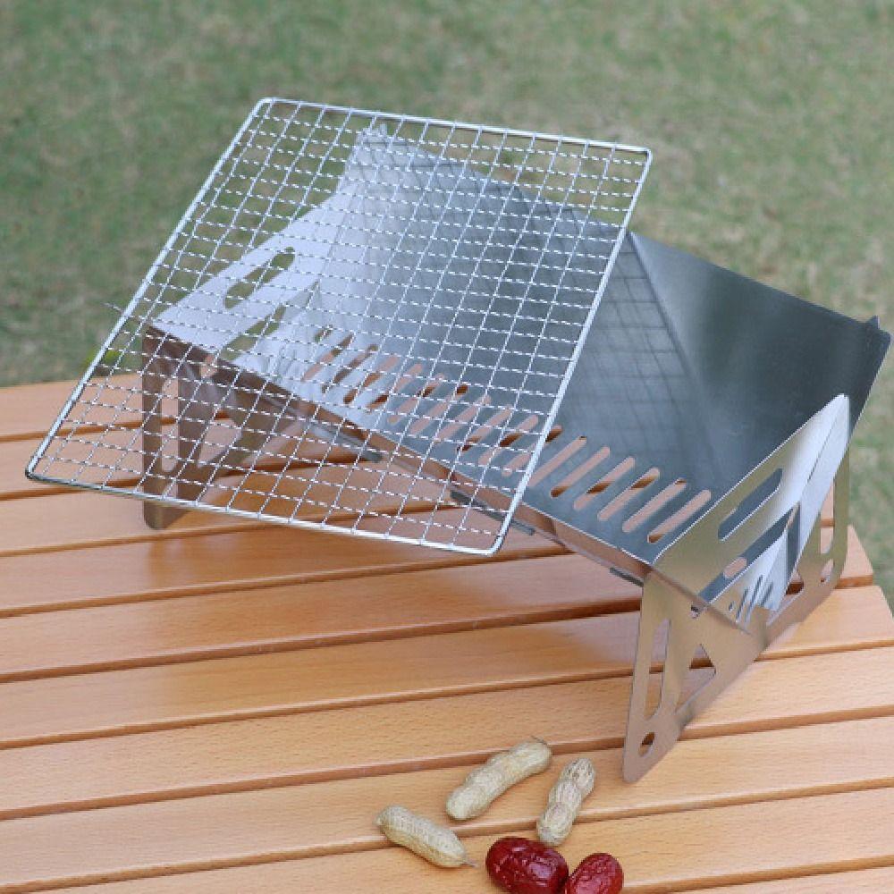 Stainless Steel Folding Barbecue Grill Detachable Barbecue Stove BBQ Tools BBQ Grill Rack  Picnic