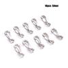 10Pcs Mini Spring Backpack Clasps Climbing Carabiners Keychain Camping Hooks