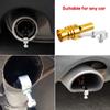 Exhaust Muffler Pipe Turbo Exhaust Pipe Car Blow Off Turbo Whistle Sound Muffler Blow Off Valve