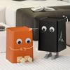 Garbage Can Adorable Cartoon Shaped Plastic Trash Can Odor-proof Waste Baskets Kitchens Offices