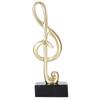 Resin Stylish Desktop Music Note Figurine Statue Home Office Decoration Ornament Gift