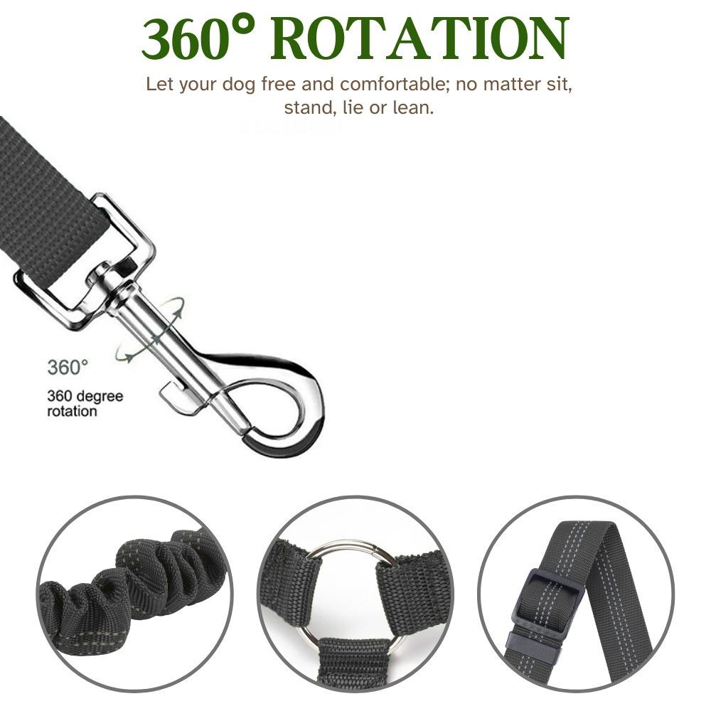 Ударопрочная шлейка для собаки с поводком однотонная, поводок для безопасности питомца в автомобиле для путешествий и ежедневного использования
