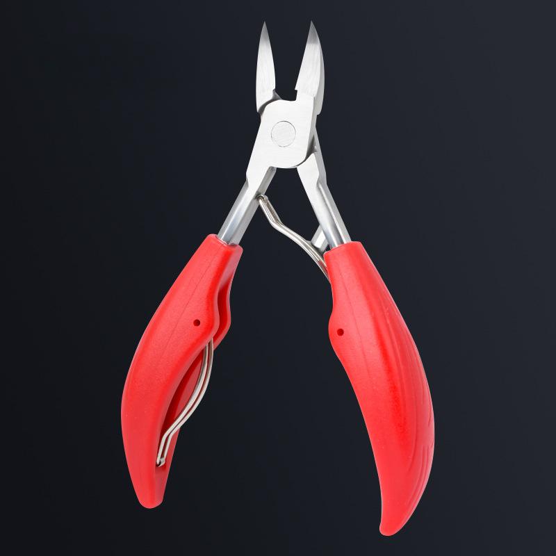 Машинки для стрижки вросших ногтей, резак для ногтей, педикюр из нержавеющей стали, инструменты для маникюра с толстыми пальцами ног