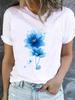 (Asian Size) Casual Short Sleeve T Tee Top Clothing Lovely Trend Style Cute Shirt Women Printed Lady Fashion Female Graphic T-shirts