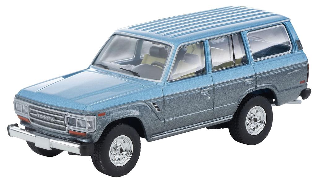 Tomica Limited Vintage Neo Toyota Land Cruiser 60 North American Specification Light 88 Year Finished Product 320487 1/64 LV-N268a Blue/Gray