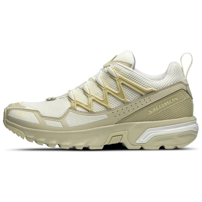 SALOMON ACS + Cushioning Coverage Support Breathable Low top Running Shoes Unisex Light Umber Sneakers 475689