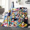 Sailor Moon Characters Beach Scene Cat Four Seasons Blanket Customized With Your Name Lightweight And Warm Perfect Gift For Home Office Camping Sofa
