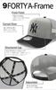 NEW ERA Cap 9FORTY Trucker NY Misty Morning MLB Under Visor New York Yankees Adjustable 15372640 A-Frame 2-Tone Women's