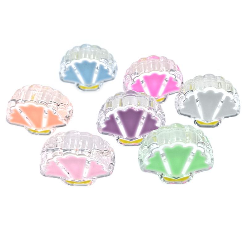 Подвески креативные бусины ручной работы из ракушек капающие масляные прозрачные DIY браслет ожерелье изготовление акрил ювелирные изделия аксессуары материал 5 шт мода