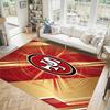 San Francisco 49ers Design Crystal Velvet Carpet Cozy Non?Slip Printed Rug For Bedroom Living Room Entrance
