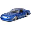Maisto 1/24 Scale Chevrolet Monte Carlo 1986 Blue Custom Lowriders Series / Diecast Model Car, Finished Product 32542