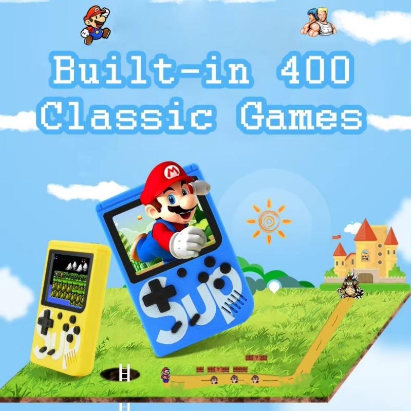 SUP DAZG02-SUP Handheld Game Console 400 In 1 Doubles Nostalgic Handheld Console Retro Mini Children's Toy Game Console