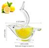 Соковыжималка для лимона, ручная соковыжималка с милой птицей, соковыжималка для фруктов, в форме птицы, прозрачная простая соковыжималка для фруктов, соковыжималка для цитрусовых, апельсина, лимона