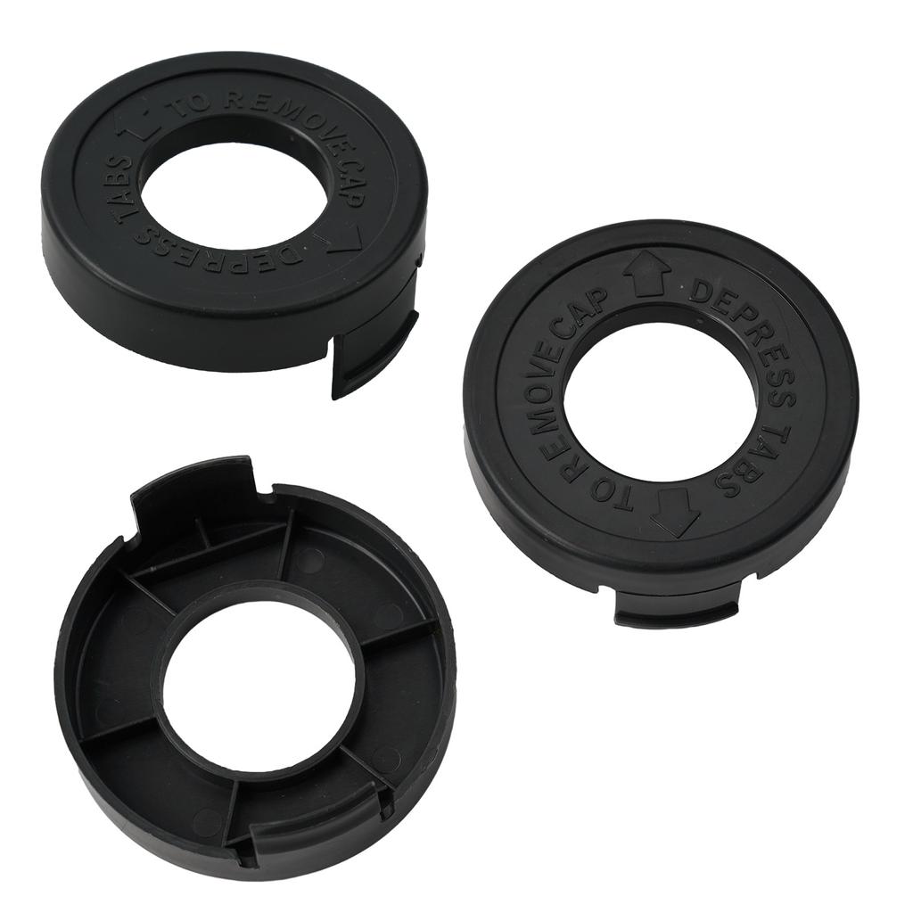 3pcs Spool Cover For Black&Decker ST4500 Lawn Mower Parts Replacement String Trimmer Bump Cap Garden Tool Accessories