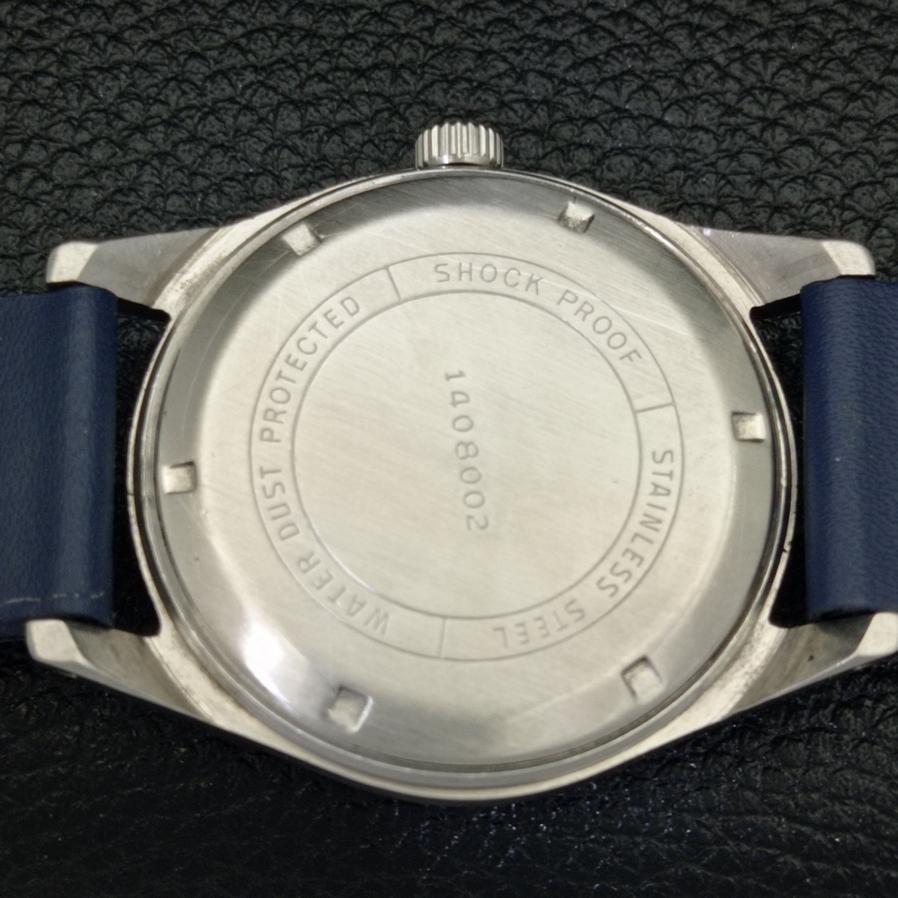 USED HMT JANATA AUTHENTIC INDIAN MENS HAND-WINDING BLUE DIAL WATCH A430060-2 R101-a430060
