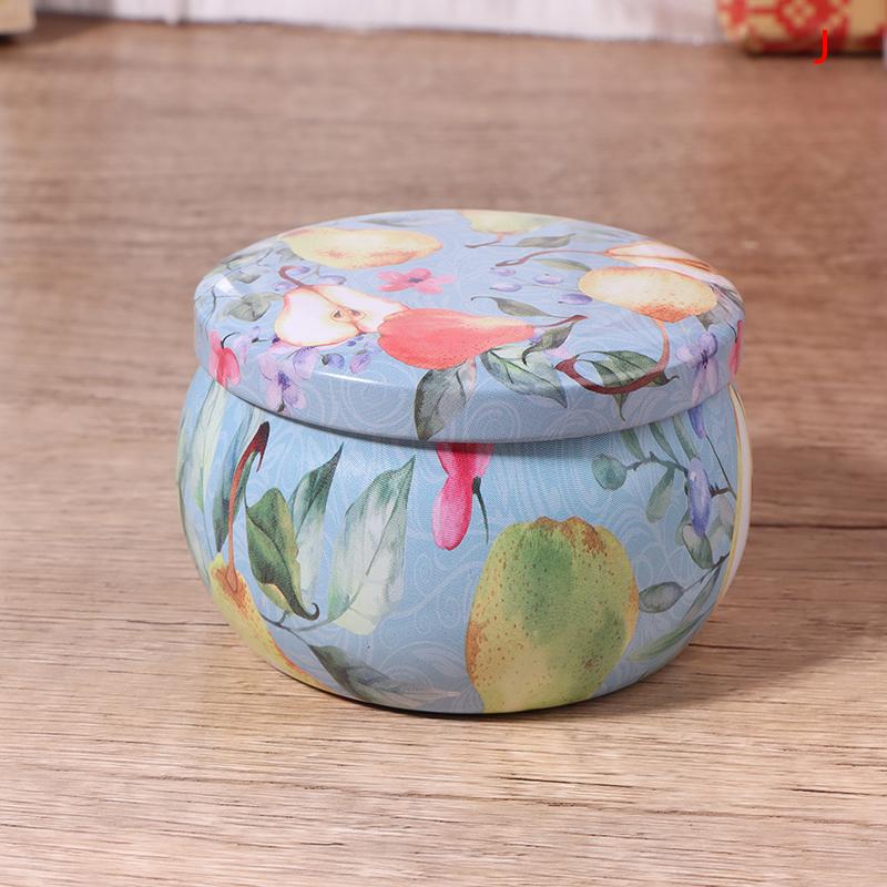 4 унции герметичная банка металлические банки для свечей коробка для конфет розовый чайник органайзер для хранения ювелирных изделий жесть рождественский упаковочный ящик