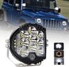 KAWELL 50W Fog Lamp 5 Inch Driving Light Fog Lamp Aftermarket Wrangler Headlight Combo