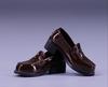 [TOYBARJAPAN] VSTOYS 22XG91 High School Girl Leather-Look Student Shoes (Brown C) for 1/6 Scale Figures, Compatible with TBLeague and Worldbox Models