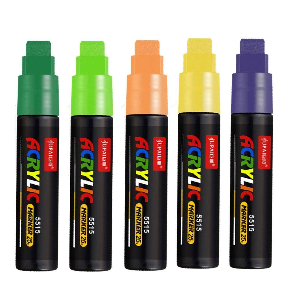 8MM/15MM Line Width Acrylic Marker Pen Large Capacity Wide Head Marker Pen POP Pens  Drawing