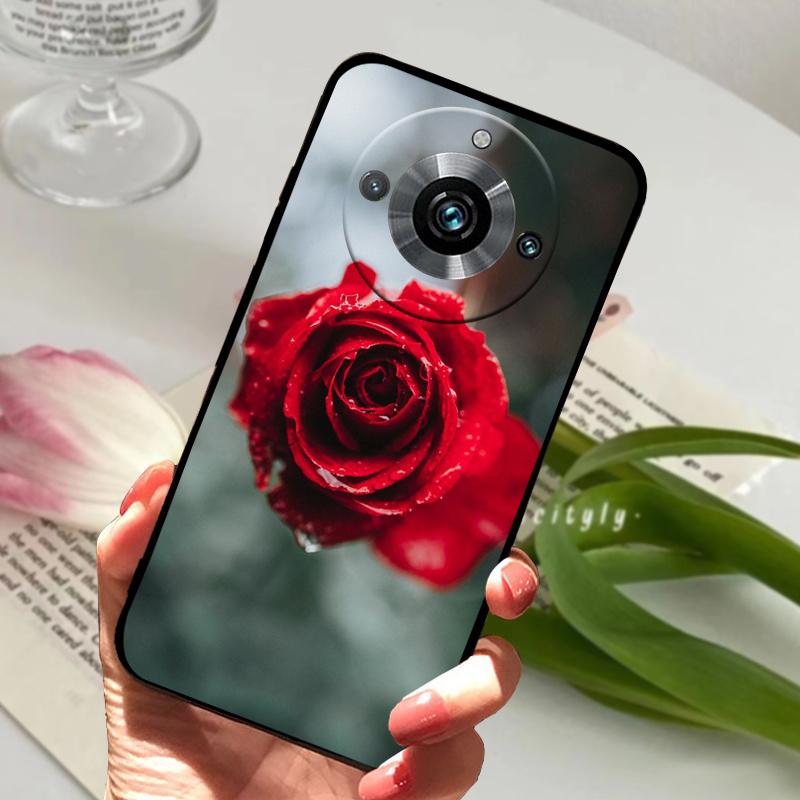 Чехол для Realme 11 Pro Plus Силиконовый Ударопрочный Мягкий ТПУ Чехол для Телефона Для Realme 11 11Pro+ 5G Funda Realme11 Pro Capa Мультяшный