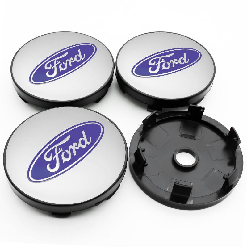 4pcs 56/60MM Wheel Center Caps Hub Car Rims Dust-proof Cover Hubcaps for Ford Focus 2 3 4 MK2 MK3 MK5 Fiesta MK7 Mondeo Fusion CQSUV1
