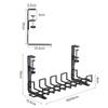 Подстольные лотки для укладки кабелей, без сверла, с креплением на зажиме, органайзер для шнура, розетка, держатель для подвешивания, аксессуары для хранения вещей