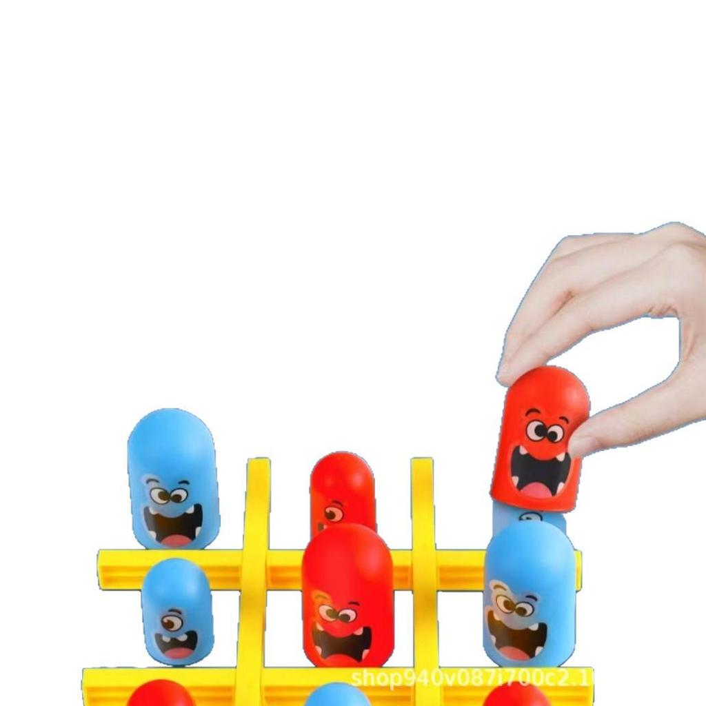 Children’s Tic-Tac-Toe Nesting Dolls: Interactive Two-Player Chess & Card Game - Educational Toy