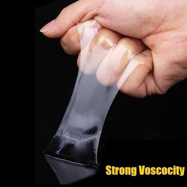 20 шт., мощная нано-бесшовная двусторонняя лента, двусторонняя лента без перфорации