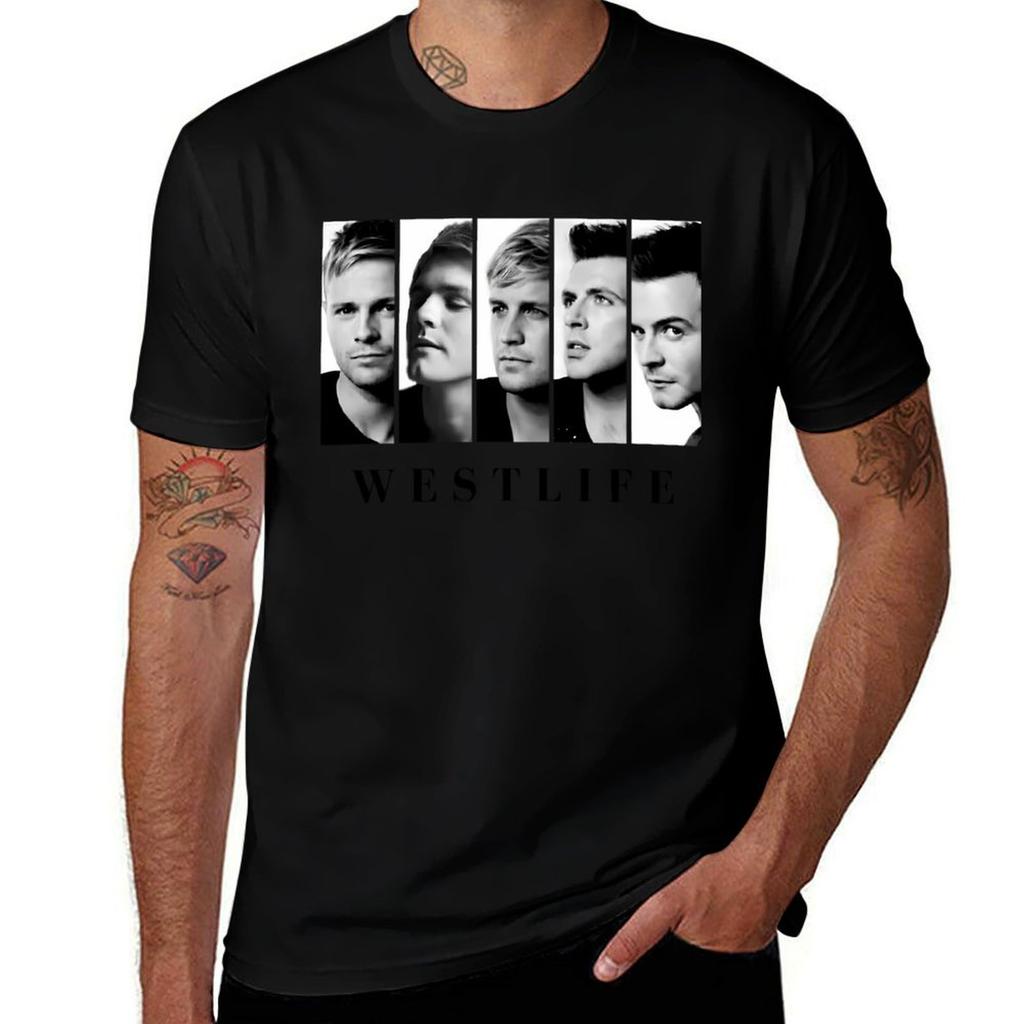 West-life Vintage Members T-Shirt Casual Daily Outfit T-Shirt