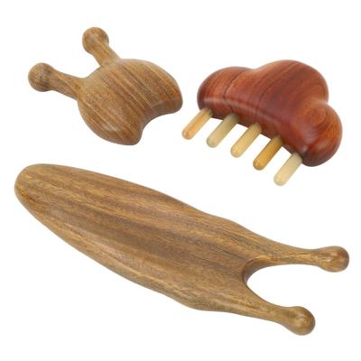 Массажер для носа, расческа с широкими зубьями, удобный скребок для глаз, лица, головы, шеи, плеч, рук