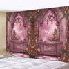 Printed Tapestry European Architectural Landscape Wall Hanging Hippie Bohemian Living Room Bedroom Background Wall Decoration