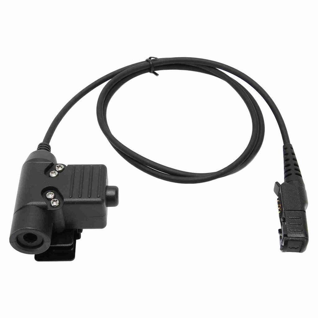 PTT Headset Adapter Push To Talk Connector for Motorola Xir P6600 P6620 XPR3300 XPR3500 MTP3250