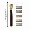 13 pcs 6-Layer Men's Shaver Anti-Slip Beard Removal Luxury Safety Razor  Legs