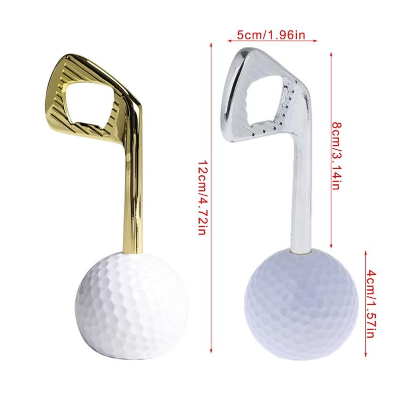 Creative Golf Putter Beer Opener Zinc Alloy Bottle Opening Tool for Wedding Party Practical Bottle Lid Remover