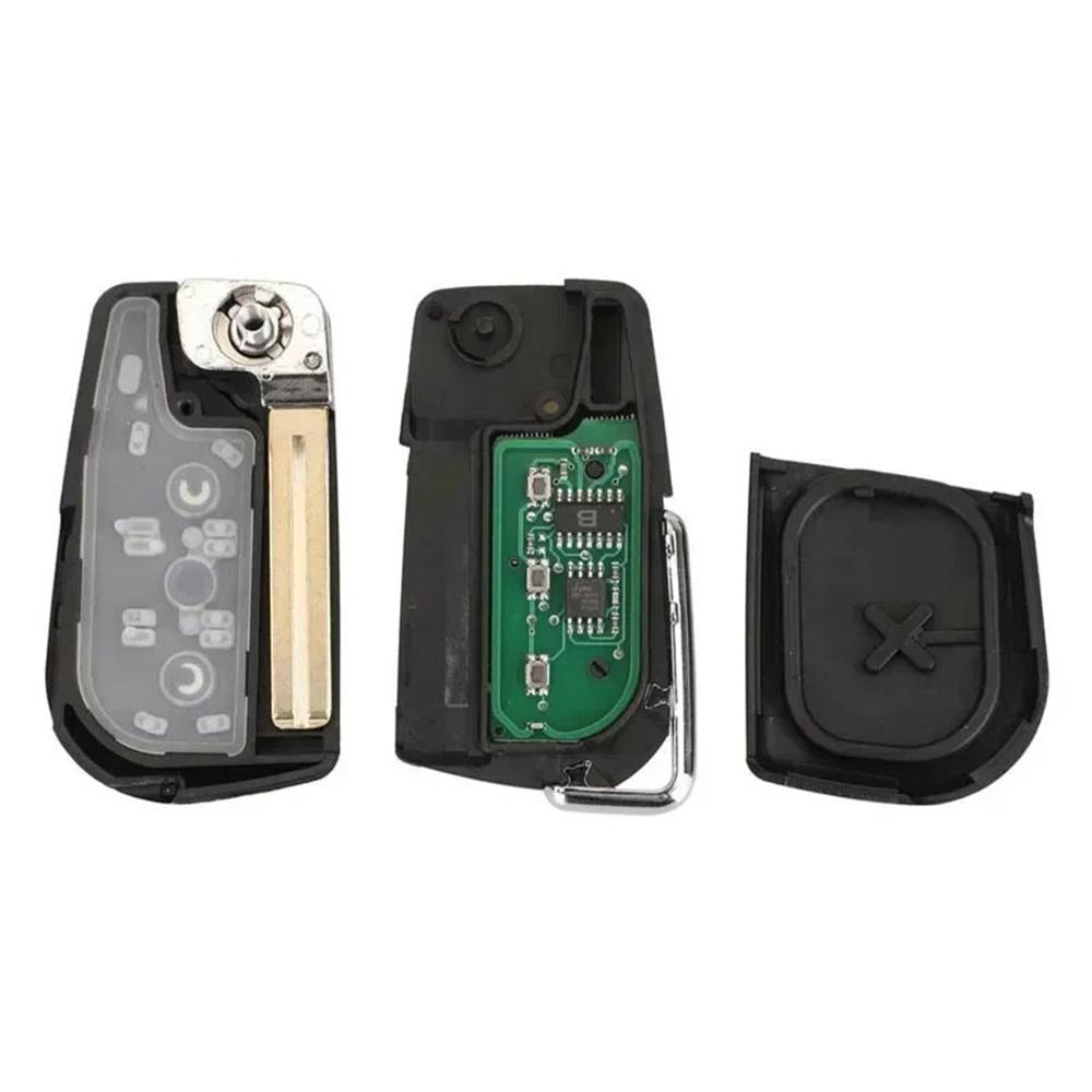 For 15-22 Toyota Hilux Vios RAV4 Yaris FCCID BA2TA 3 Button Key 433MHz H-8A Chip