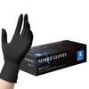NEOTRIL Nitrile Food Sanitation Law Highly for Food and Other Work Gloves, Black, Rubber, Compliant, Powder-Free, Stretchy, Cooking, Cleaning,