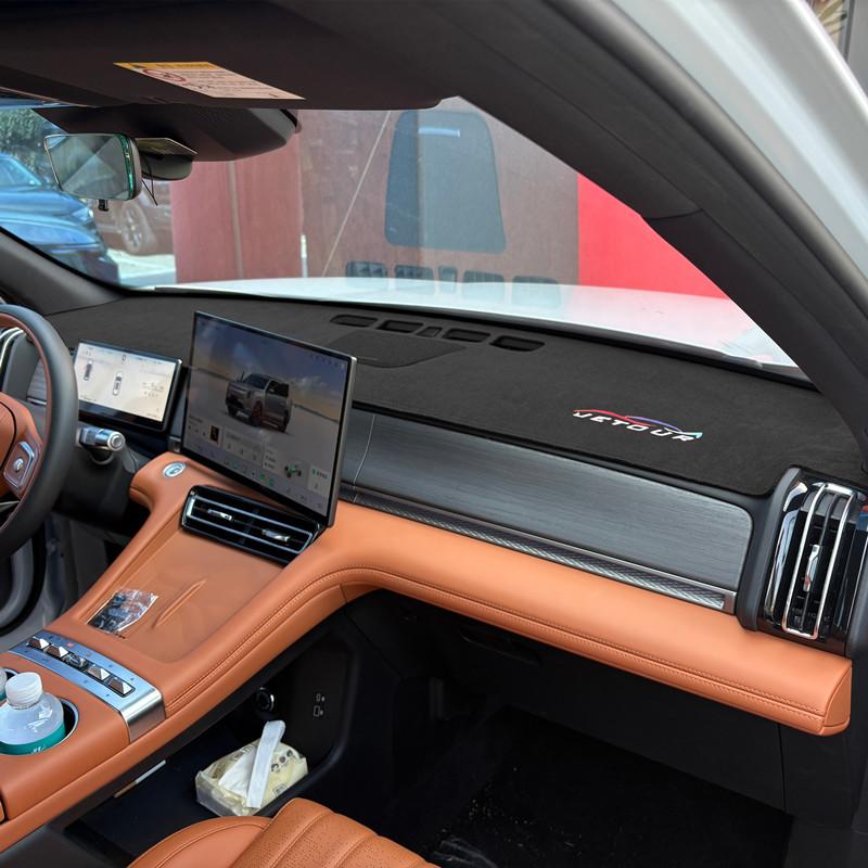 Коврик на приборную панель автомобиля для Chery Jetour X70L 2026 Центральная консоль Панель приборов Защита от солнца Защита от света Коврик Теплоизоляция Солнцезащитный козырек