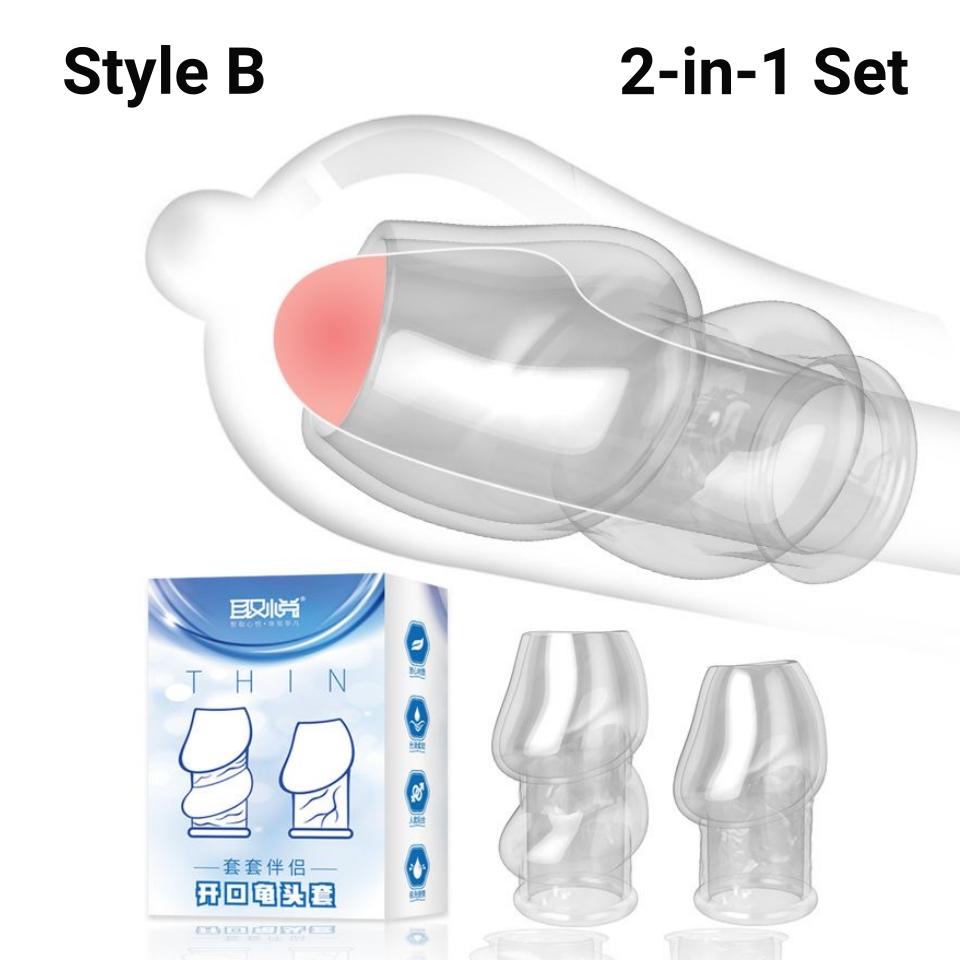 Задержка эякуляции Сексуальные товары для взрослых Десенсибилизированные частицы, покрытие головки, увеличение и утолщение пениса 2 шт.