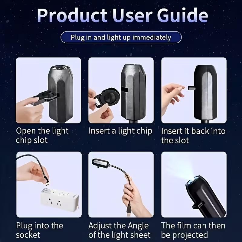 6 шт. Светодиодный USB Проектор Ночник Регулируемые Узоры Кит Бабочка Медуза Морская Звезда Океанская Лампа Для Детской Спальни Декор Подарок