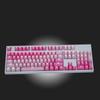Rainbow Gradient Colors Mechanical Keyboard Keycaps PBT Ergonomic 104 Keys Oil-resistant Replacement Key Caps for Girl Gift