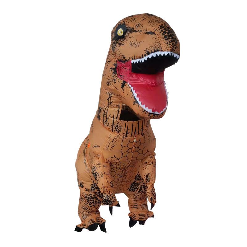 Tyrannosaurus Rex Dinosaur Inflatable Costume Halloween Muscle Tyrannosaurus Rex Inflatable Costume Dinosaur Costume Party Props Funny
