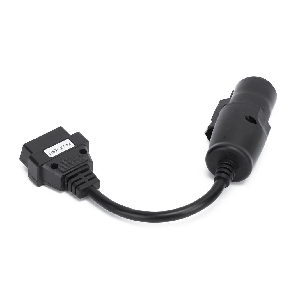 OBD2 30-контактный?16-контактный диагностический кабель-адаптер длиной 250 мм9,8 дюймов для замены грузовиков IVECO