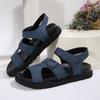 Large-sized Belt Buckle Thick-soled Sandals Women's Sporty Style Studded Shoes Lightweight Beach Flip-flops