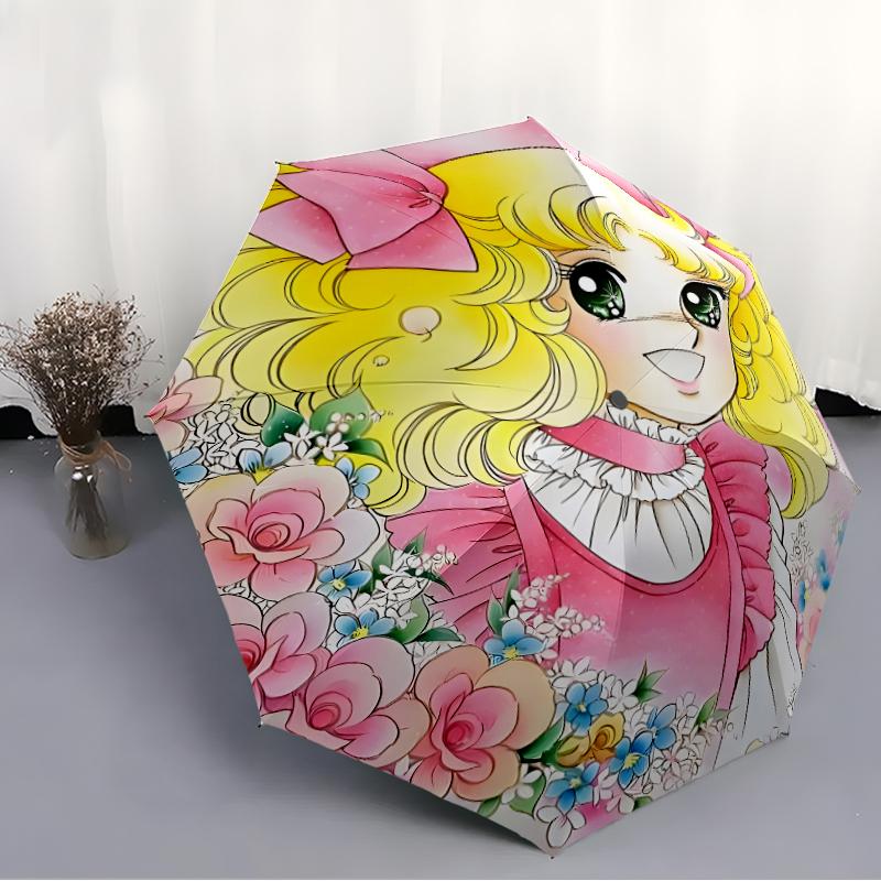 1pc Candy Candy1 Umbrella, Sun Protection, And UV Shielding. It Has Eight Sturdy Ribs for Outdoor Use And Perfect Gift