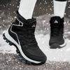36-43 женские большие средние хлопковые ботинки утолщенные теплые повседневные большие хлопковые ботинки зимние сапоги противоскользящие и водонепроницаемые