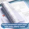Папка-органайзер формата А4 на 80 страниц, прочная и модная, с прозрачными панелями для просмотра, многоразовая, для хранения документов - папка-биндер для офиса